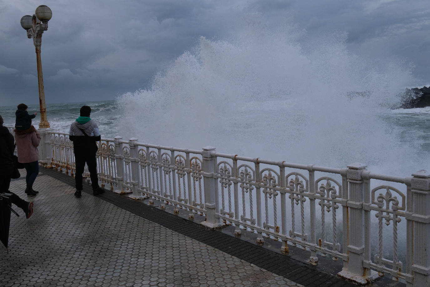 El paso de la borrasca &#039;Louis&#039;, en imágenes