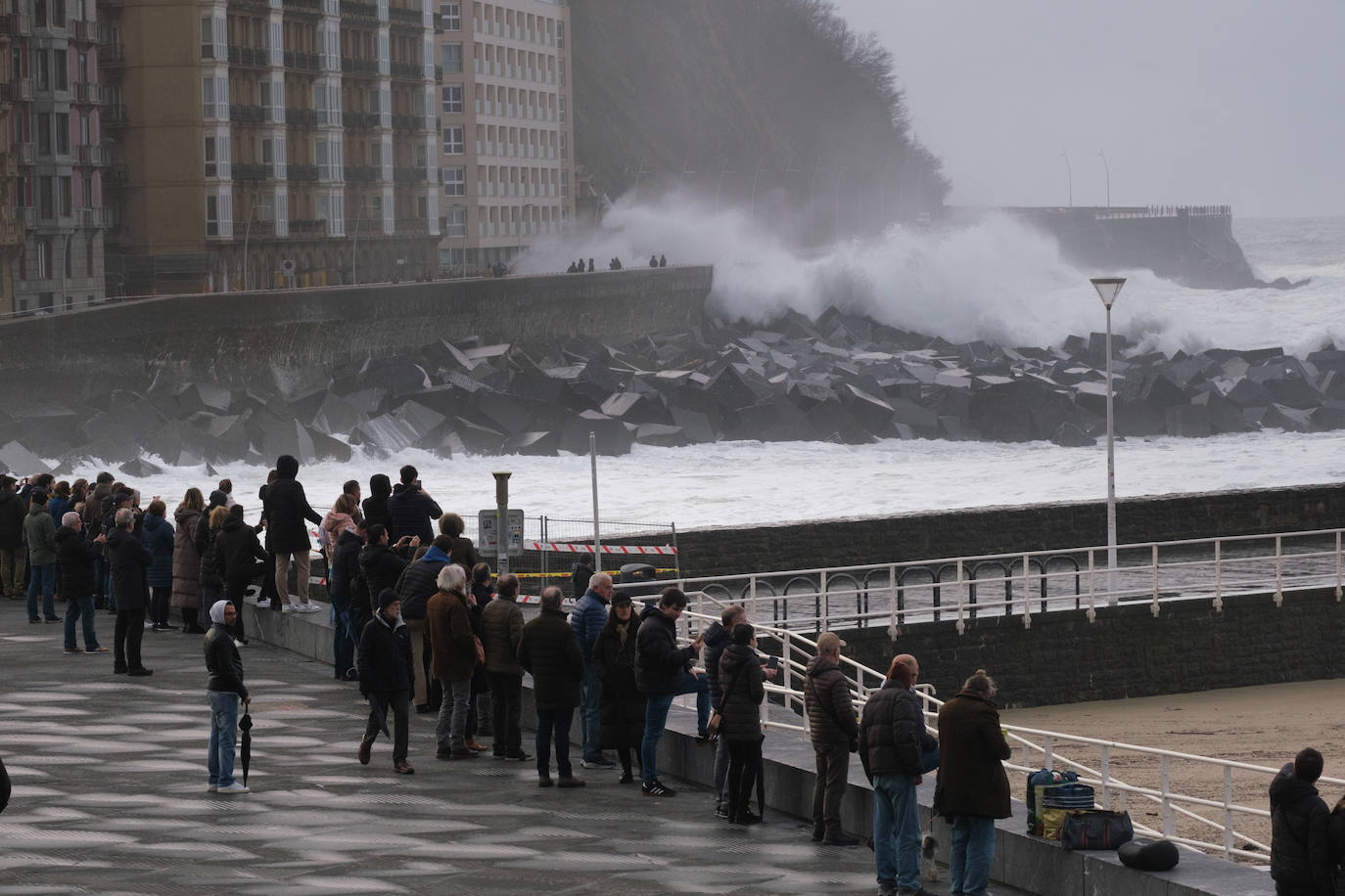 El paso de la borrasca &#039;Louis&#039;, en imágenes