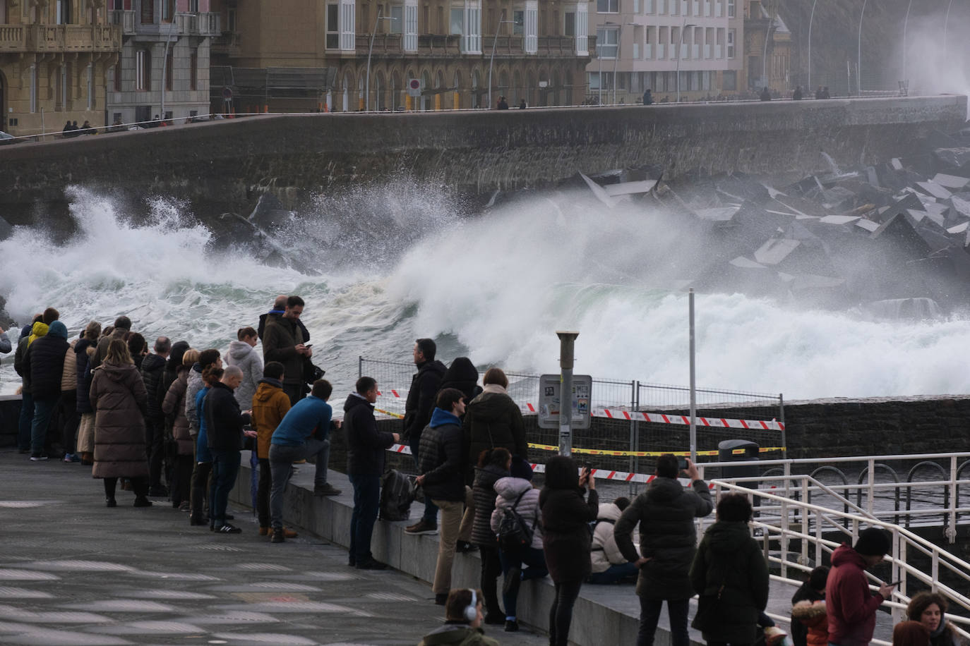El paso de la borrasca &#039;Louis&#039;, en imágenes