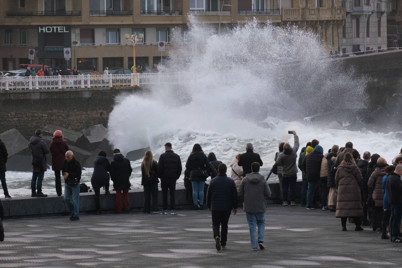 El paso de la borrasca &#039;Louis&#039;, en imágenes