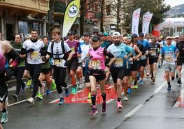 Éxito de la media maratón del Bidasoa