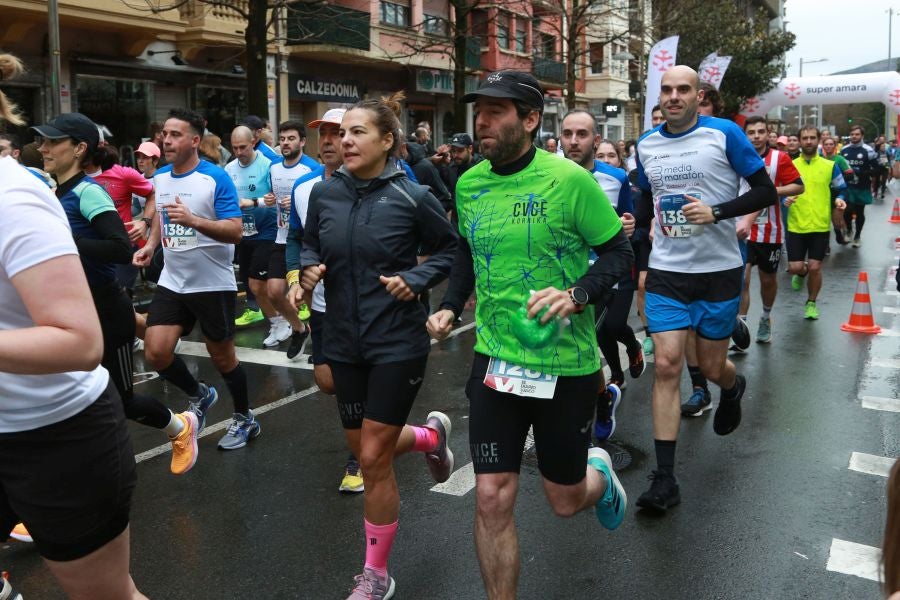 Éxito de la media maratón del Bidasoa