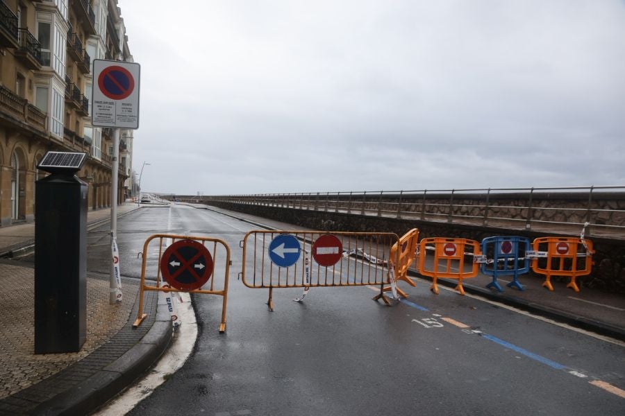 Euskadi en alerta por lluvia, viento y olas
