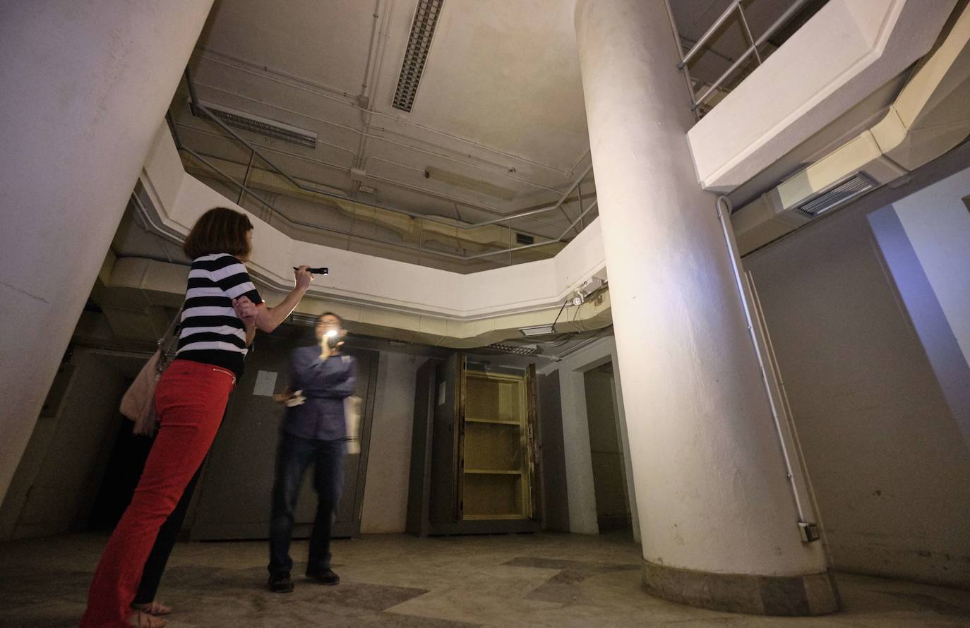 Así estaba la sede del Banco de España en Donostia en 2019