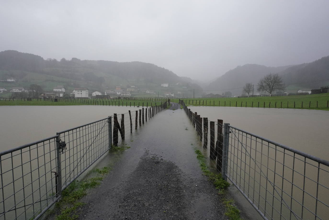 Gipuzkoa, en alerta por las fuertes lluvias