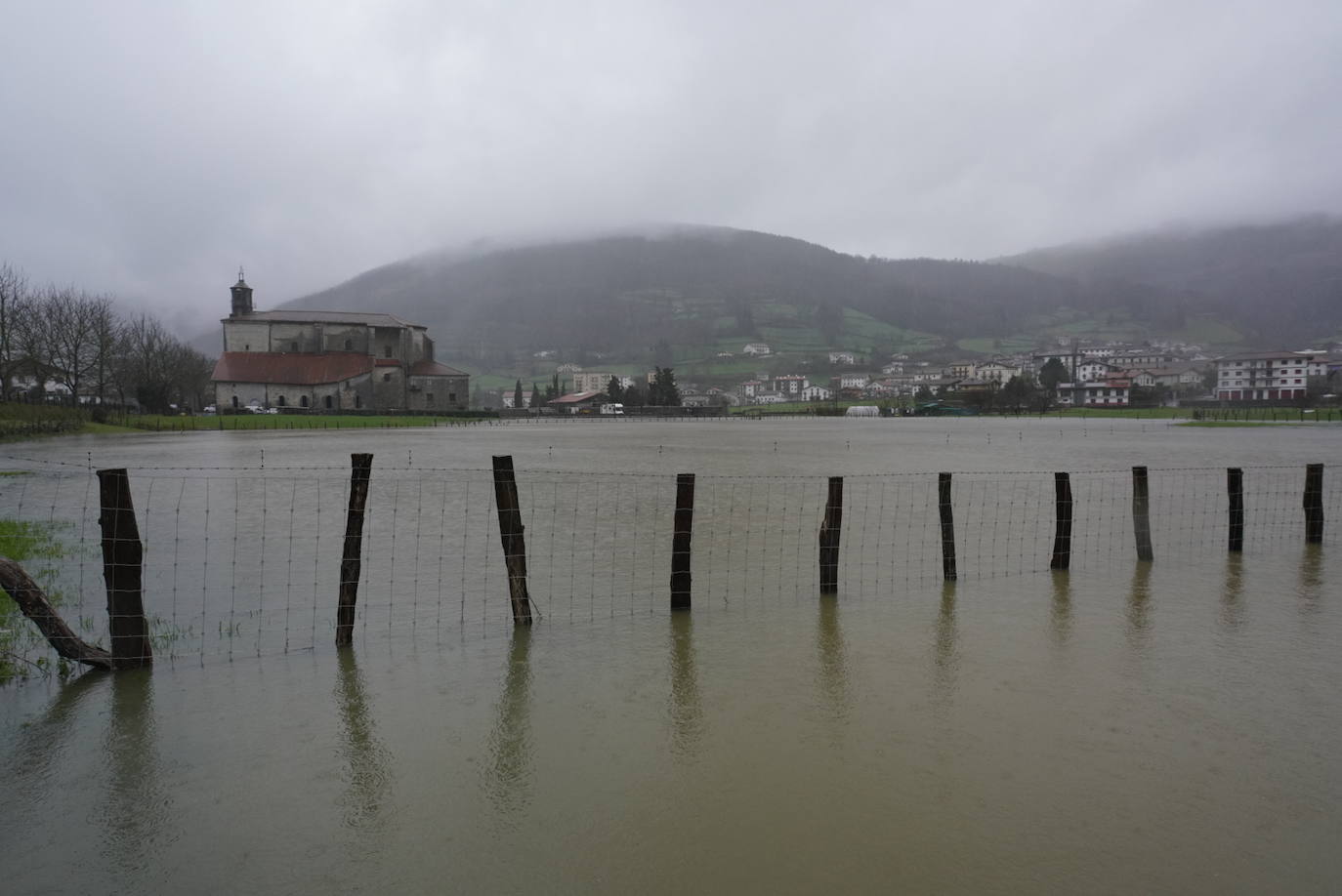 Gipuzkoa, en alerta por las fuertes lluvias