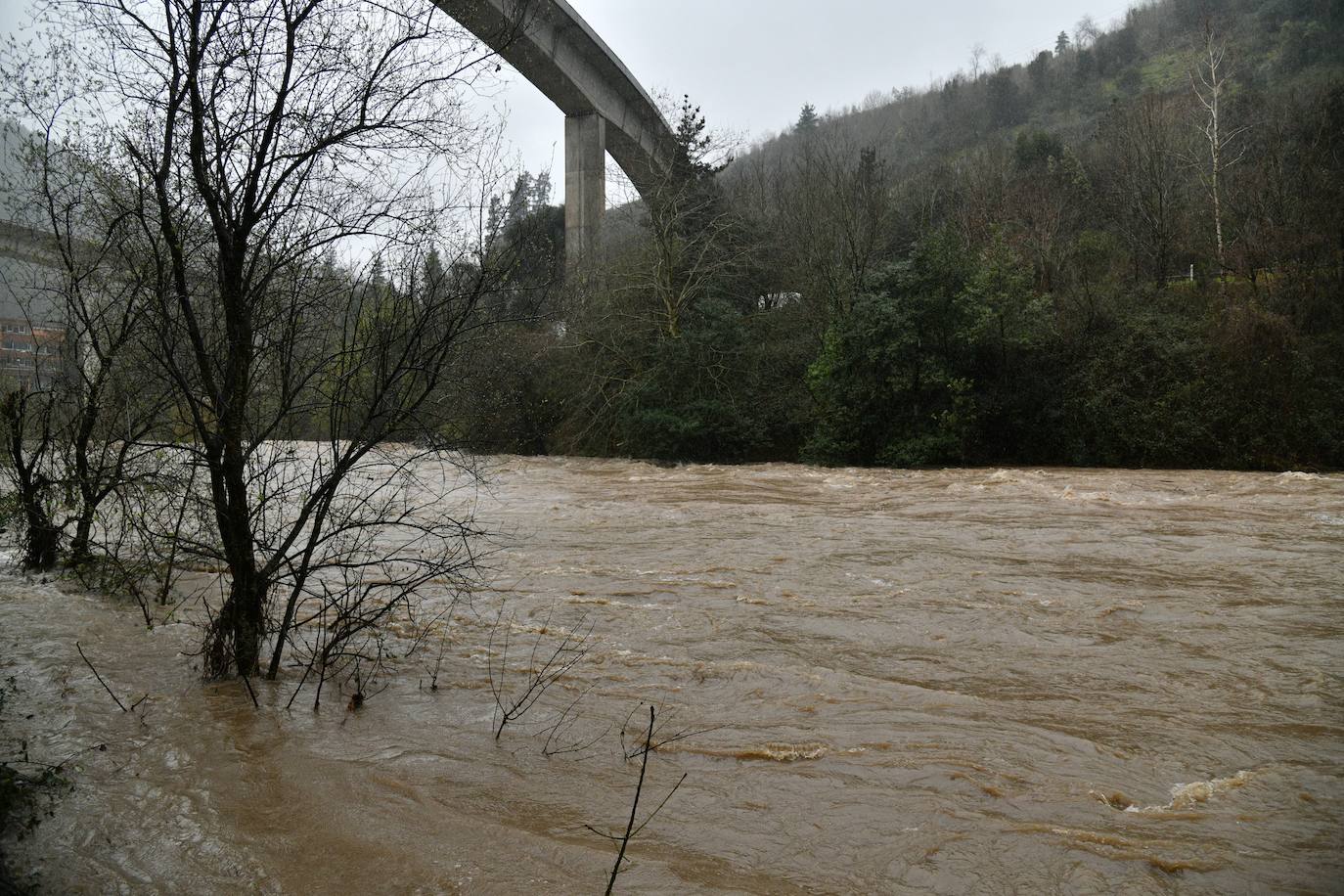 Gipuzkoa, en alerta por las fuertes lluvias