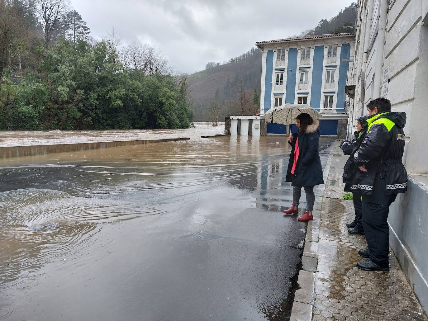 Gipuzkoa, en alerta por las fuertes lluvias