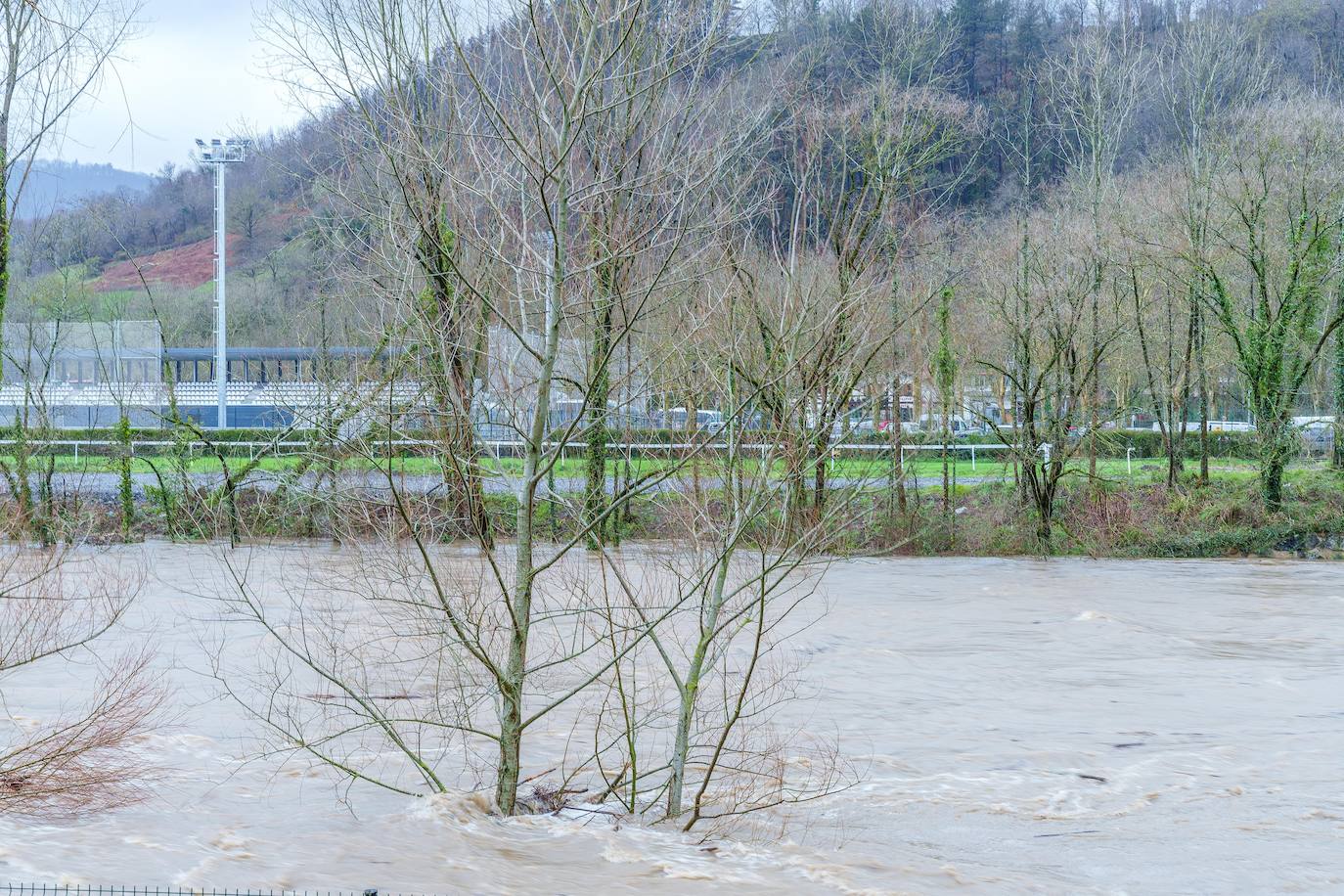 Gipuzkoa, en alerta por las fuertes lluvias