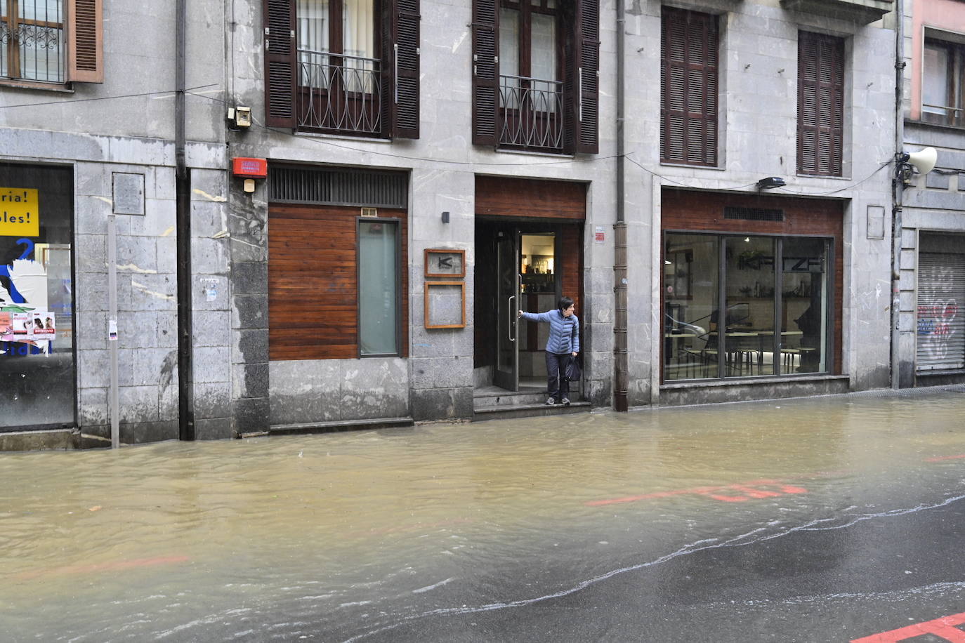 Gipuzkoa, en alerta por las fuertes lluvias