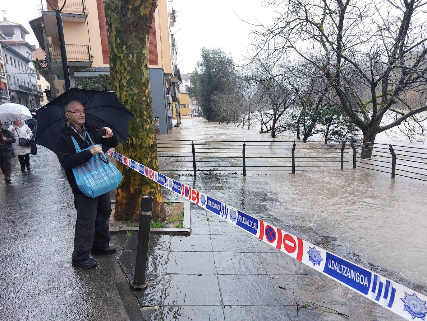 Gipuzkoa, en alerta por las fuertes lluvias