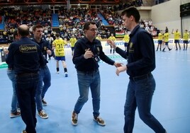 Jacobo Cuétara en el partido del pasado domingo ante el Logroño.