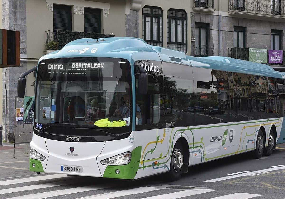 El autobús interubano que va hacia los Hospitales hará paradas en el municipio de Errenteria.