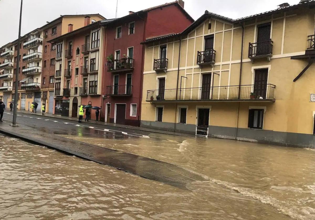 Indundaciones en Amasa-Villabona.