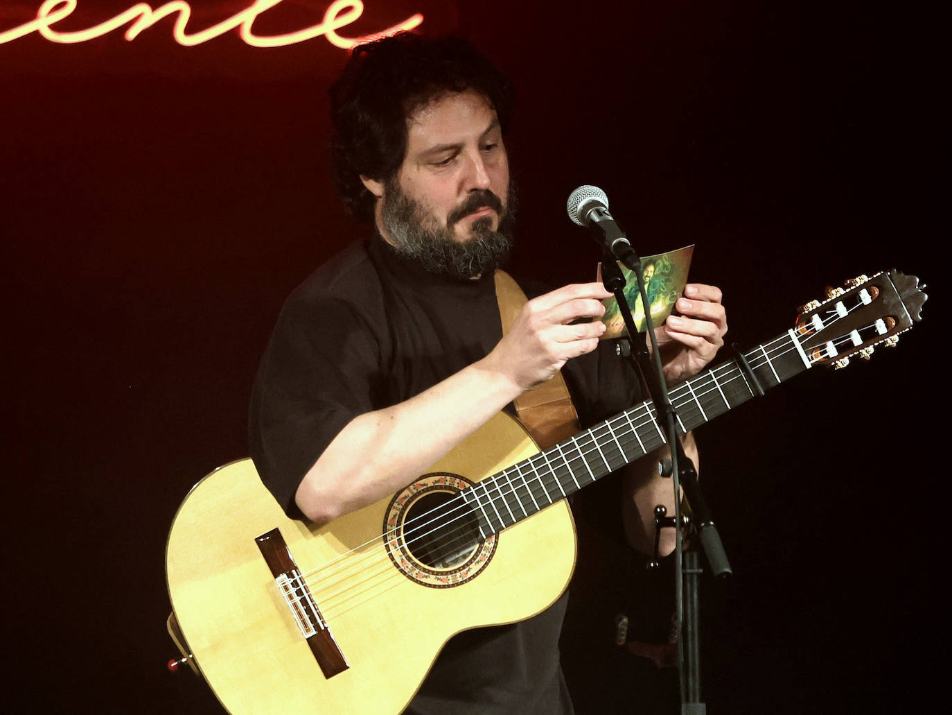 'El Kanka', durante su actuación del viernes en Intxaurrondo.