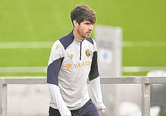 Aritz Elustondo, en Zubieta.