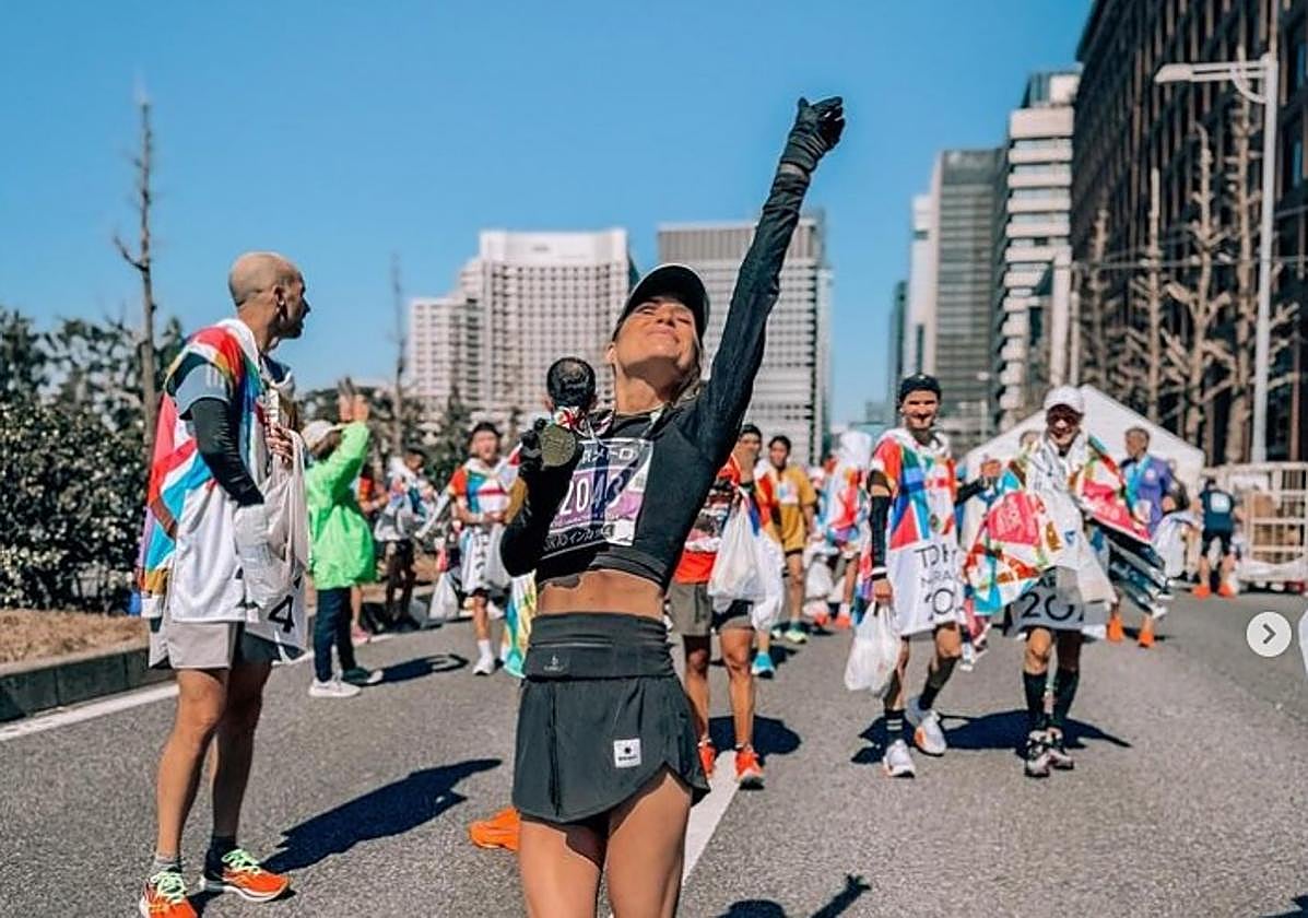 Verdeliss celebra en Tokio el fin de su reto deportivo