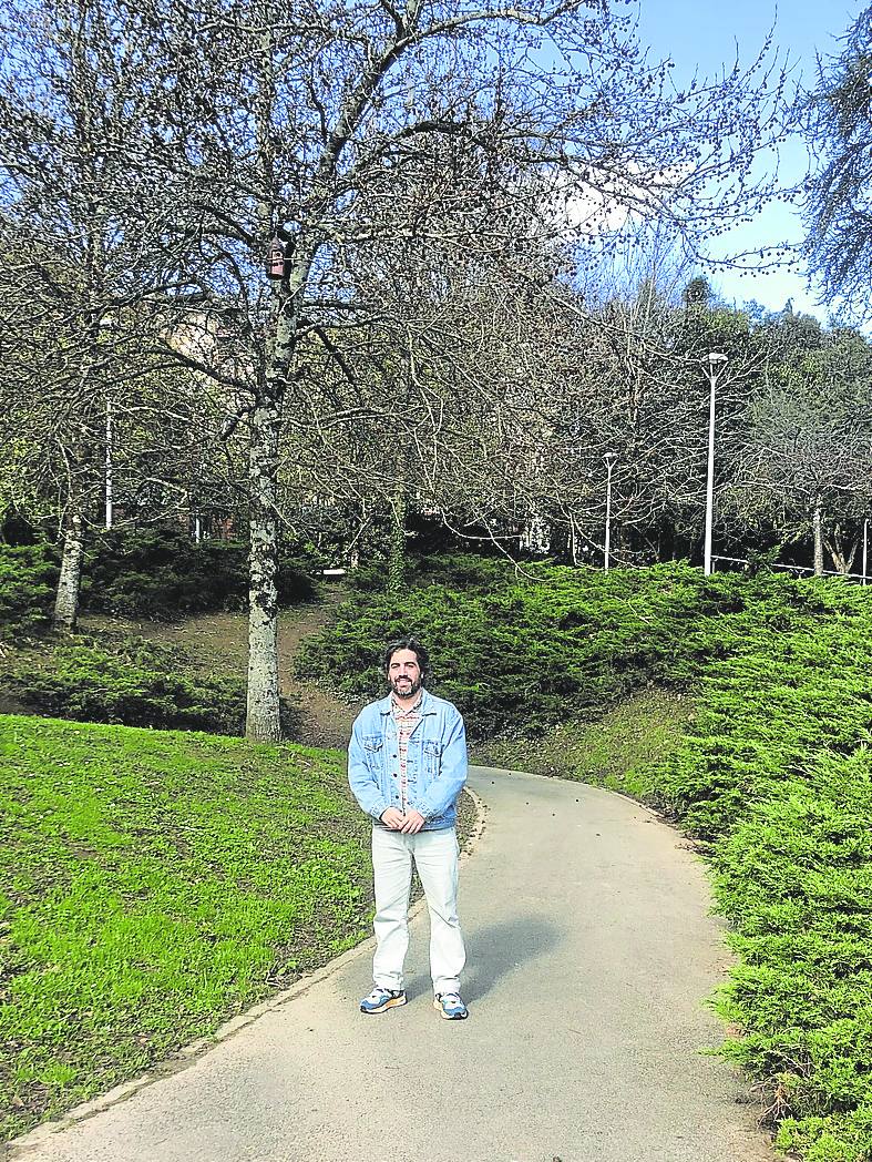 Borja Olazabal, delegado de Desarrollo sostenible, ayer en Sargia.