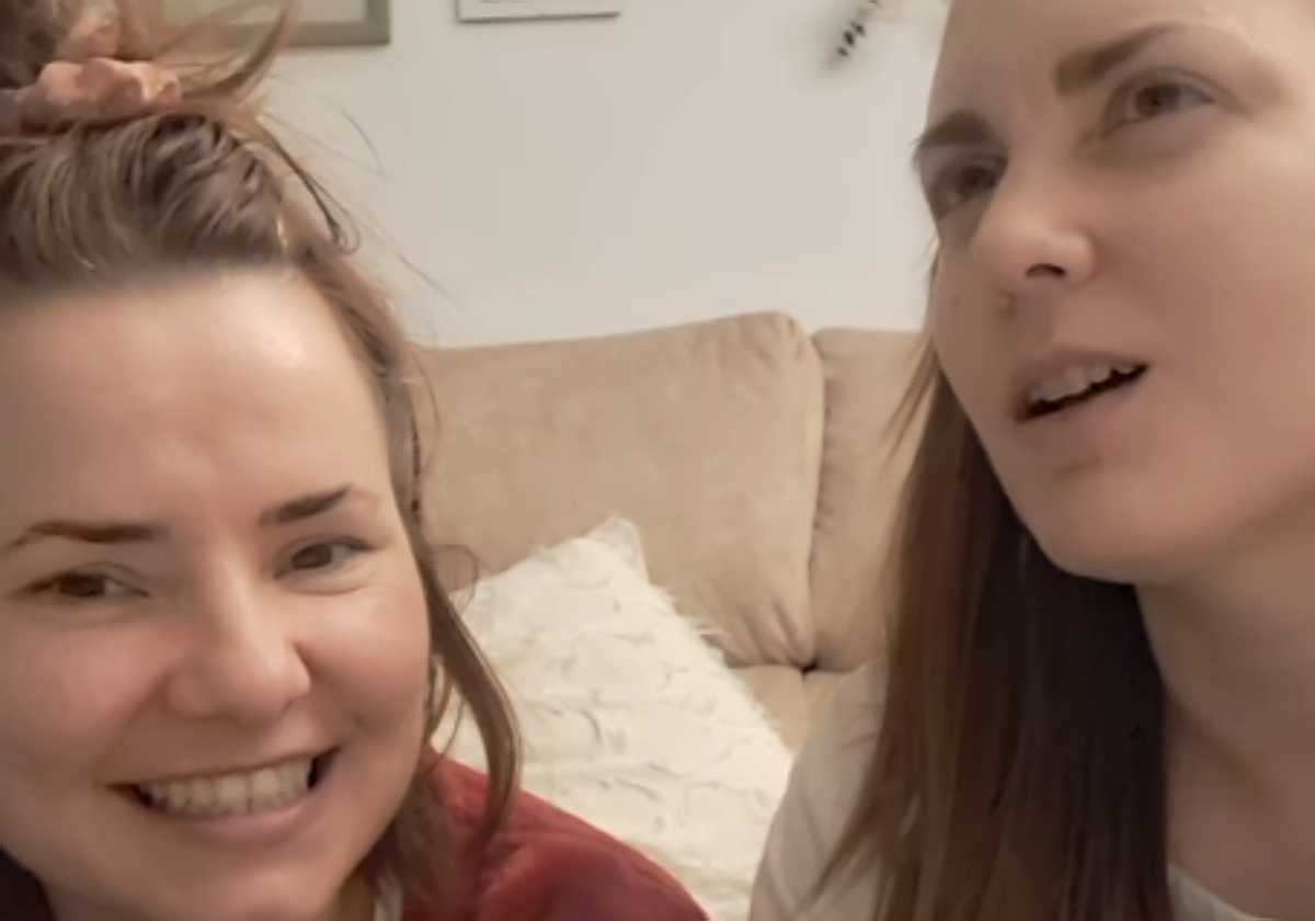 Garmendia y Rosa, en el vídeo de Instagram.