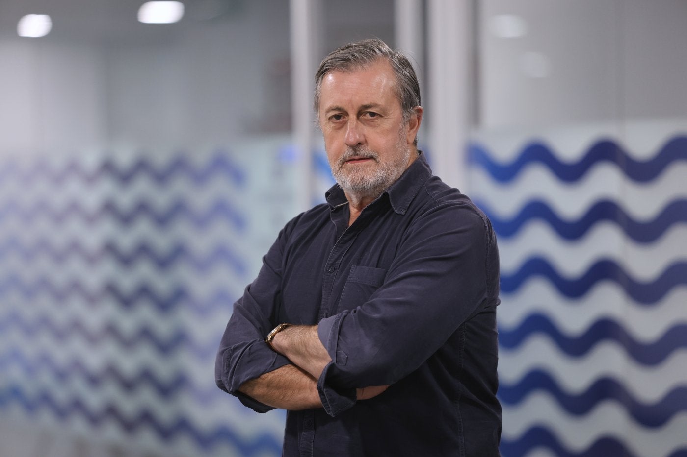 José Miguel Antía, en la sede de las federaciones en Anoeta.