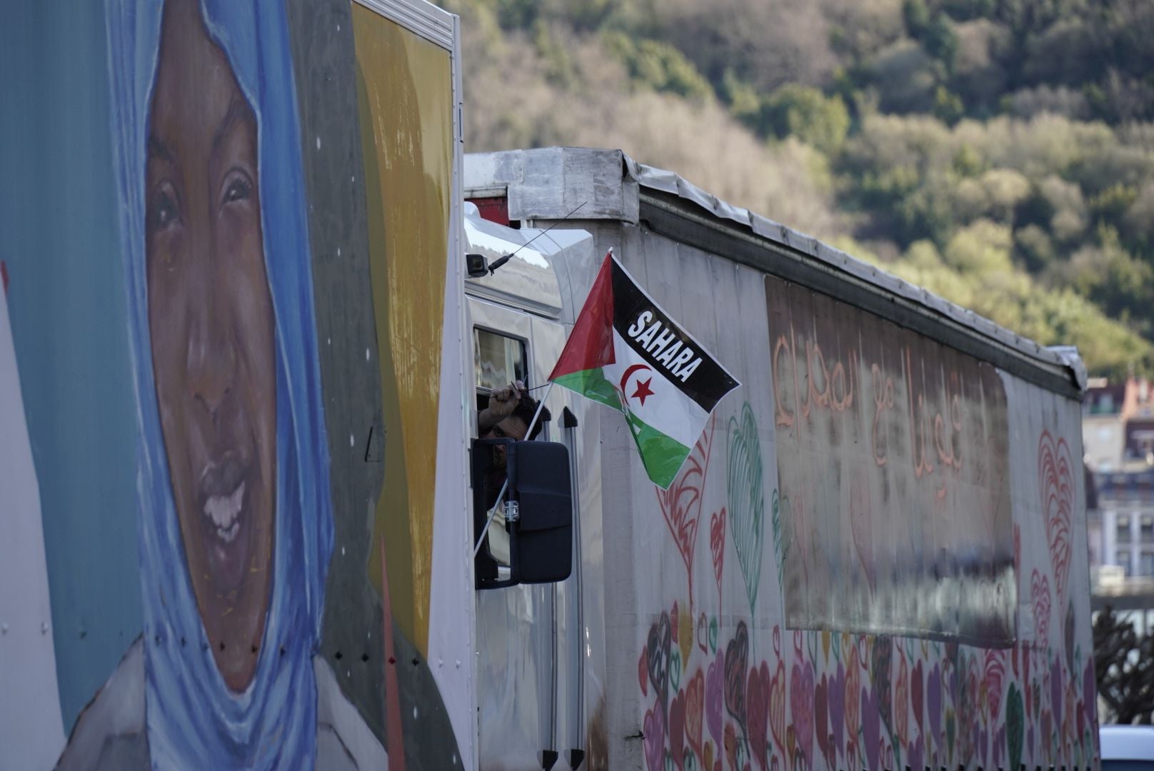 Una caravana a favor de los refugiados saharauis