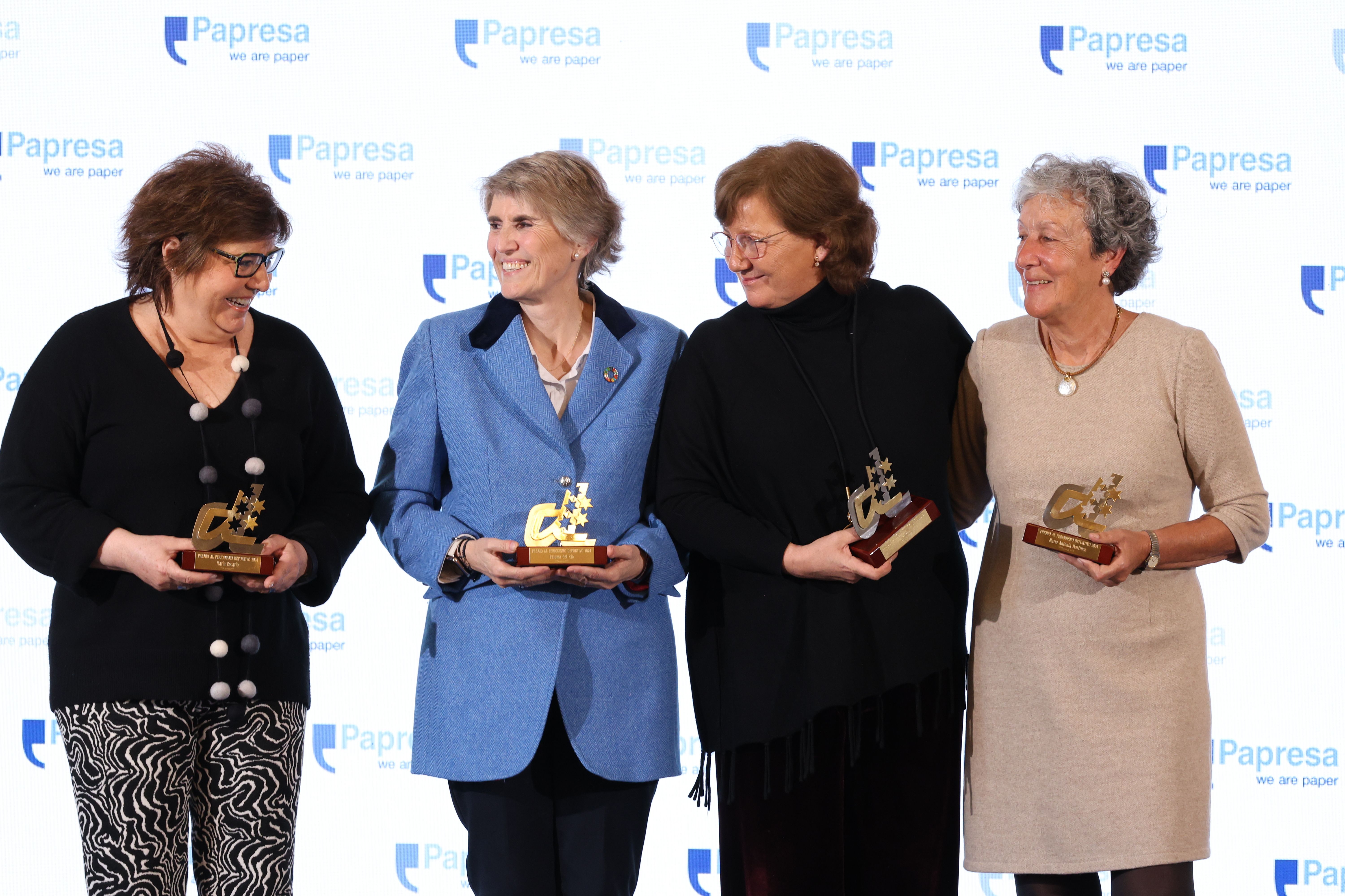 María Escario, Paloma del Río, Olga Viza y María Antonia Martínez