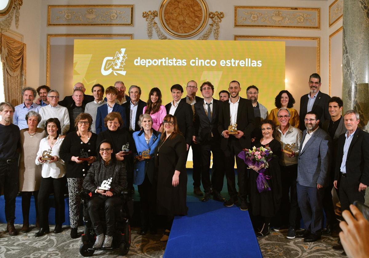 Las mejores imágenes de los Premios Deportistas Cinco Estrellas