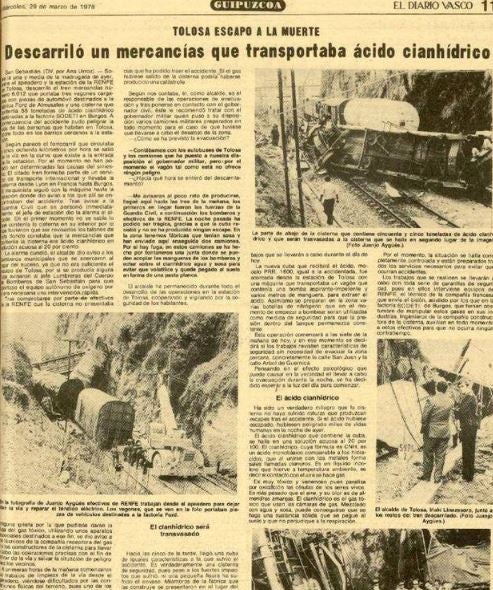 Imagen - Información publicada por DV el 29 de marzo de 1978.