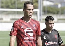 Bernal, durante el partido ante el Anaitasuna.
