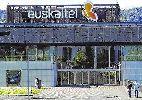Sede de Euskaltel, integrada en el grupo MásMóvil, en la localidad vizcaína de Zamudio.
