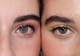 Maquillajes coloridos resaltando los ojos