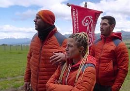 Iagoba, Txampi e Izan, en El Conquis.