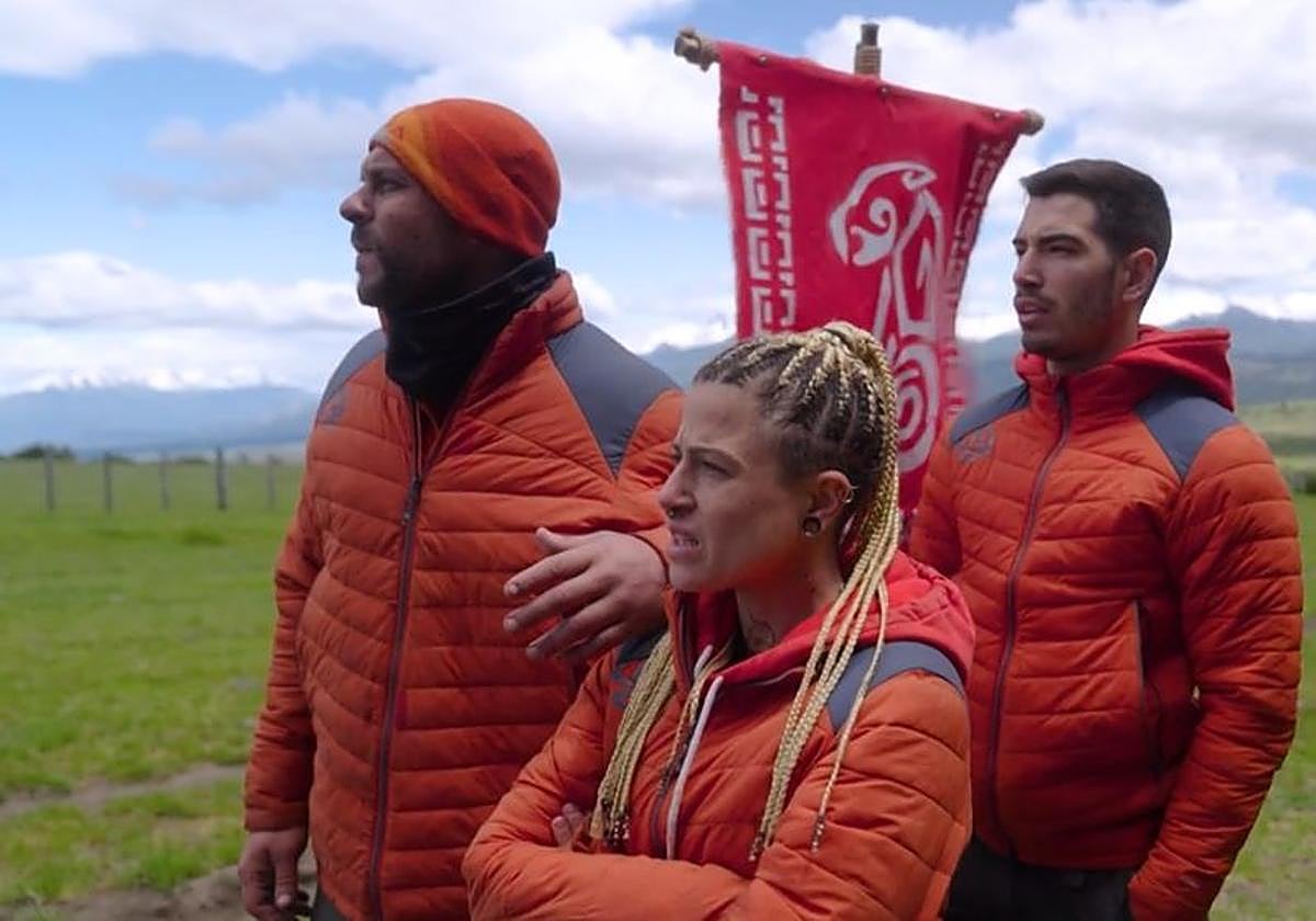 Iagoba, Txampi e Izan, en El Conquis.