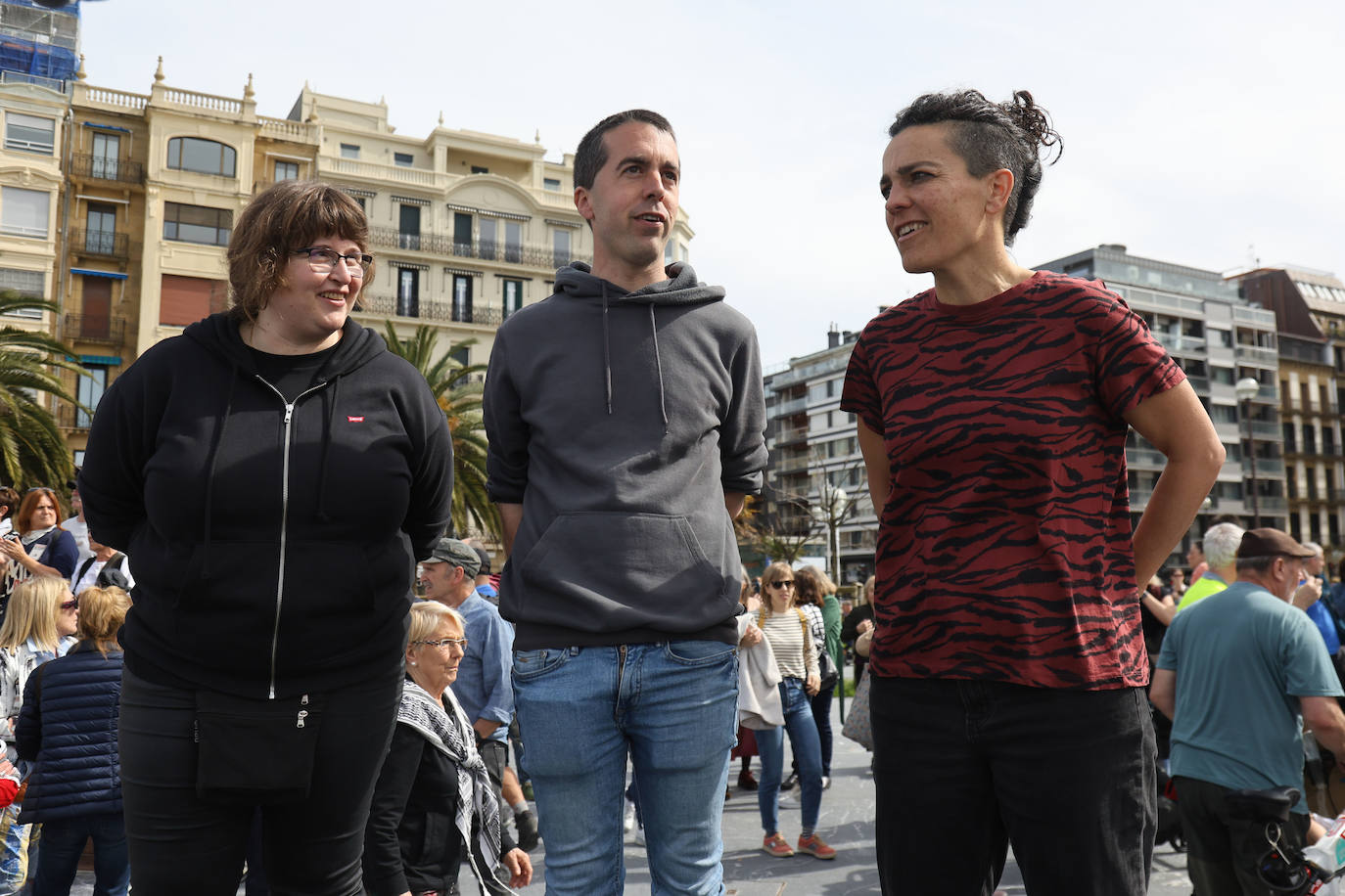 Multitudinaria marcha para denunciar el genocidio en Palestina