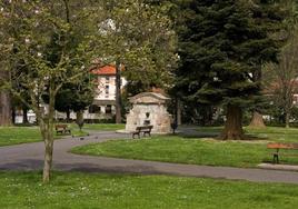 El parque de Usondo es uno de los más visitados por los vecinos por su enclave en pleno centro.