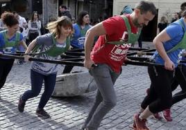 El deporte rural llegará en la tarde del domingo a la cita de Euskal Jaiak en Ergobia.