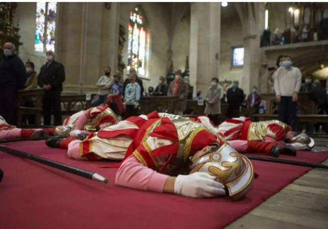 Caída de los romanos en Hondarribia el Domingo de Pascua