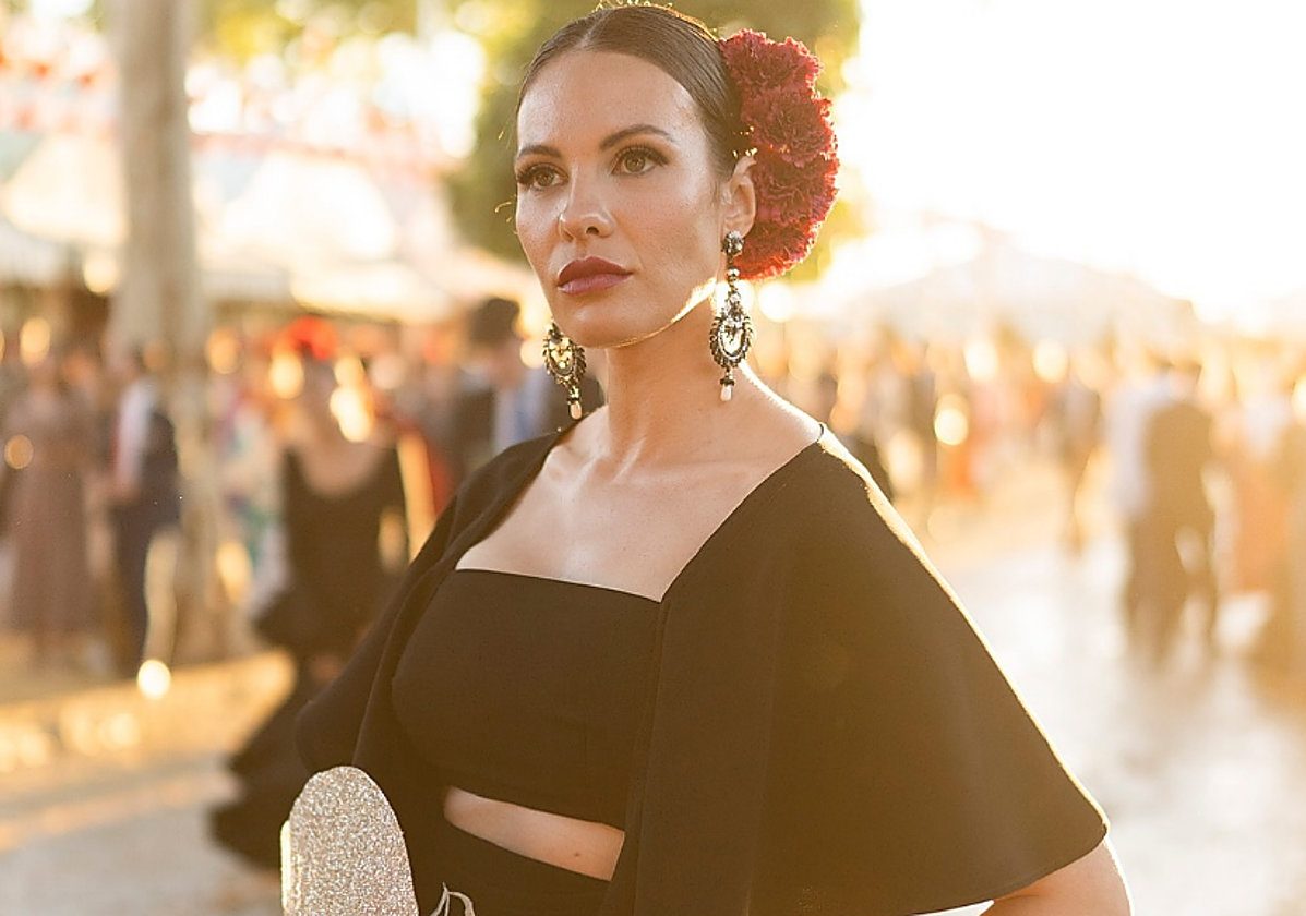 Jessica Bueno vestida de gitana en una imagen de su Instagram