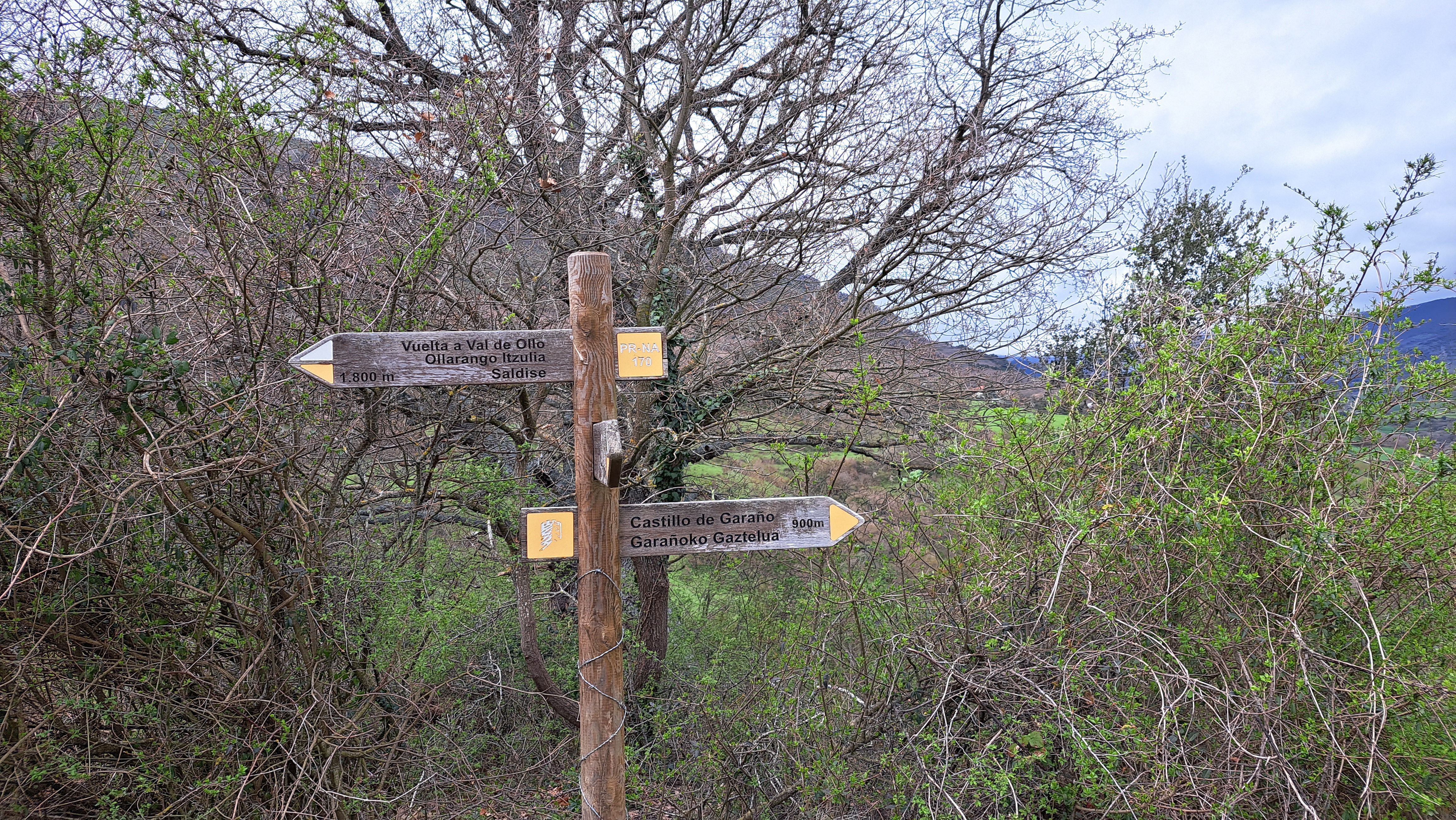 Garaño, entre las ruinas y Ollaran