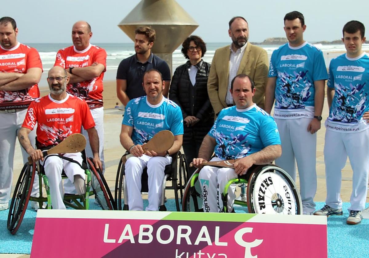 El Gran Premio de Pelota Vasca Adaptada se juega hoy a las 12.00 en el ...
