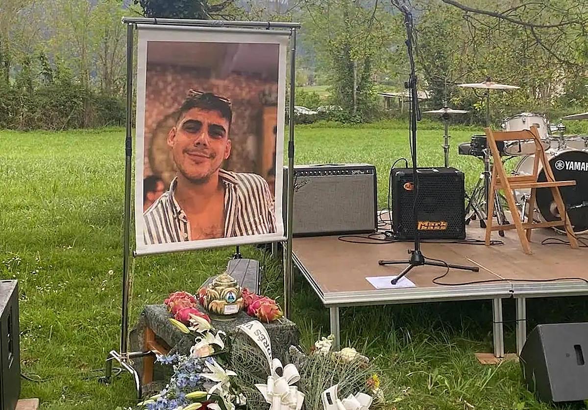 Una foto de Ekain presidió el homenaje el año pasado.