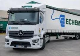El camión eléctrico de Echemar podrá recorrer las calles de Eibar.
