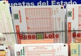 Un boleto de la Bonoloto
