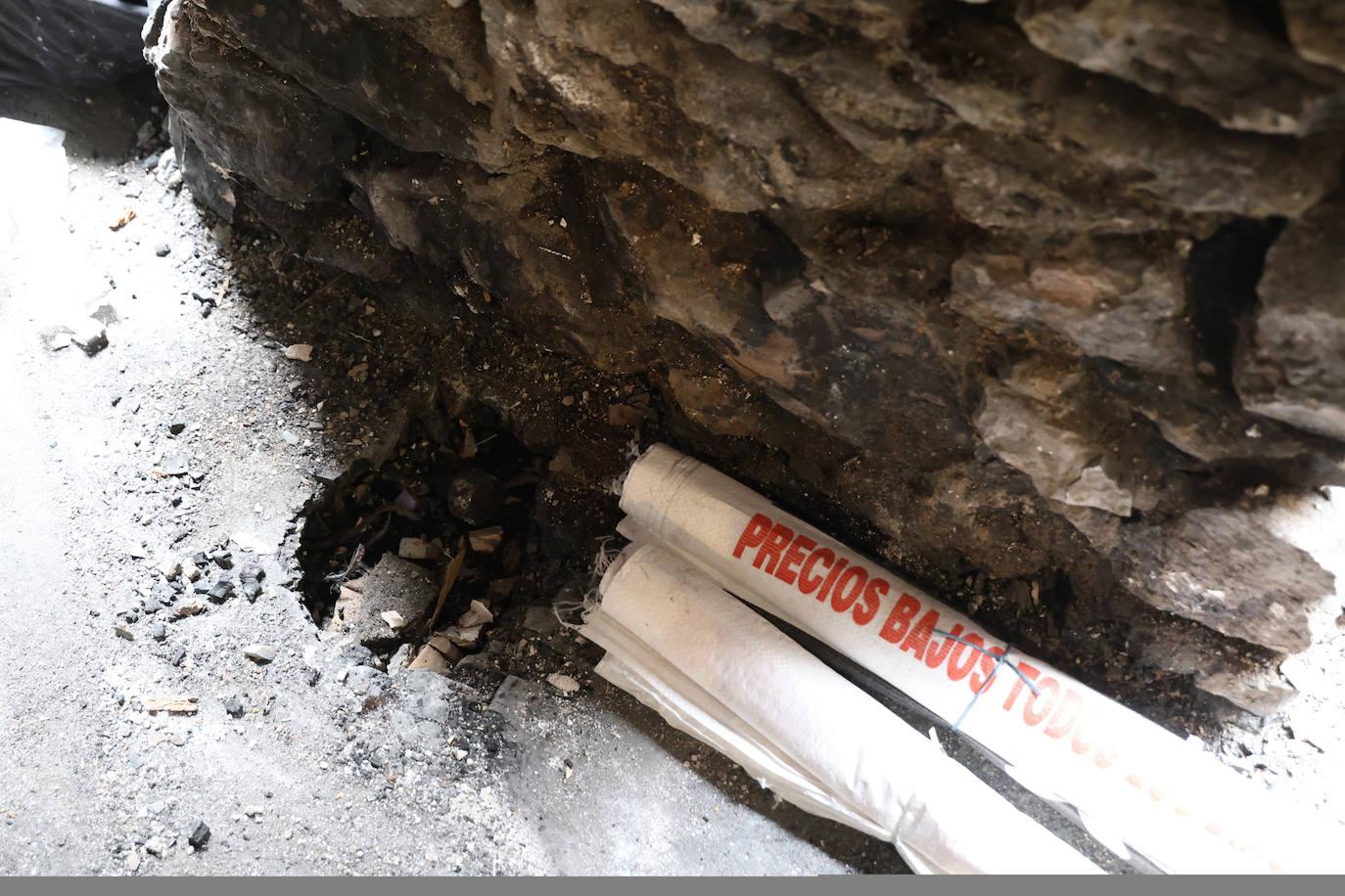 Así ha quedado la vivienda de Begoña Santos en Errenteria tras el incendio