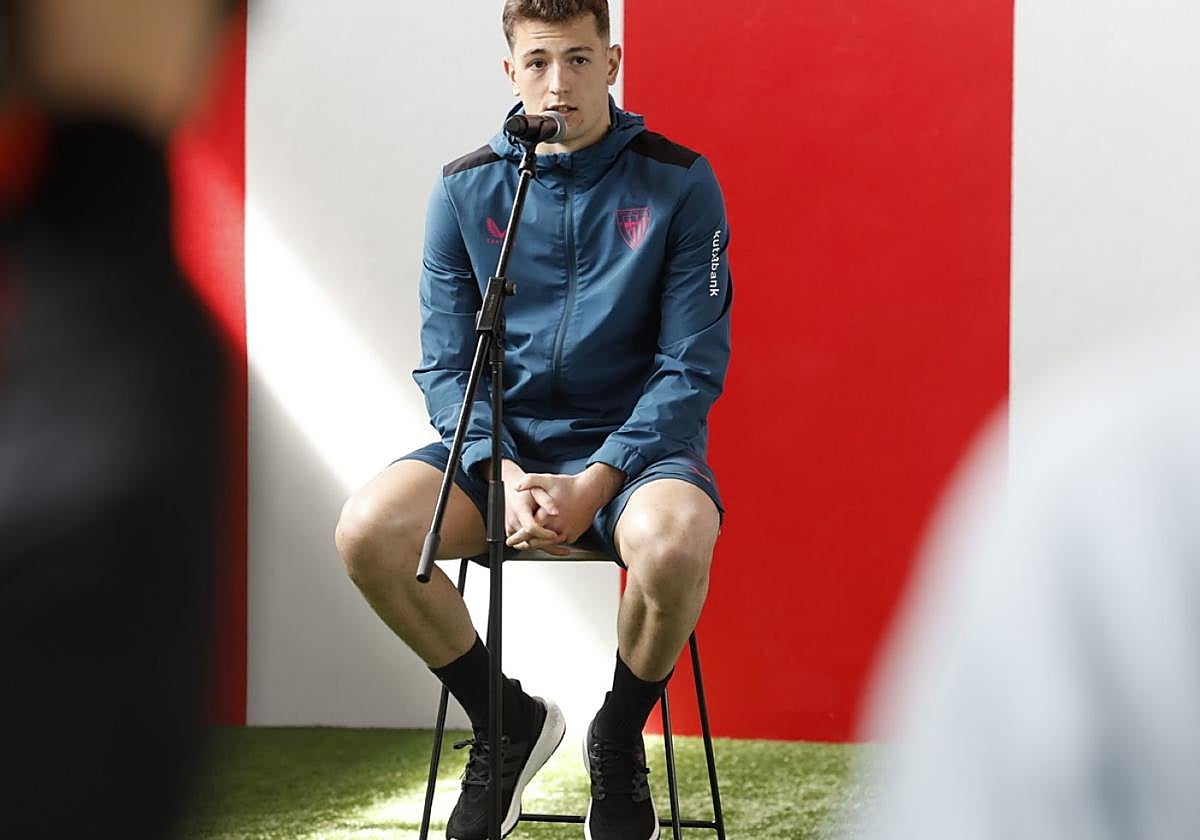 Julen Agirrezabala será el meta titular del Athletic esta noche en la final de La Cartuja.