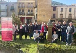 Patrim 4.0 proiektuan parte hartuko duten eragileen lehen bilera Huescako Ayerbe herrian.