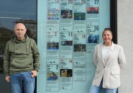 Gartzia, concejala de Cultura, y Ruiz de Azúa, técnico de Cultura.