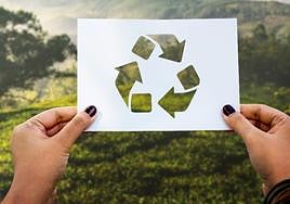 Logotipo impulsado por la agencia de desarrollo Tolosaldea Garatzen para ilustrar la economía circular.