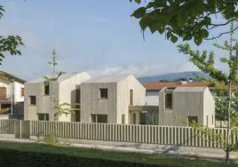 La casa de madera ubicada en Donostia que opta a los premios.
