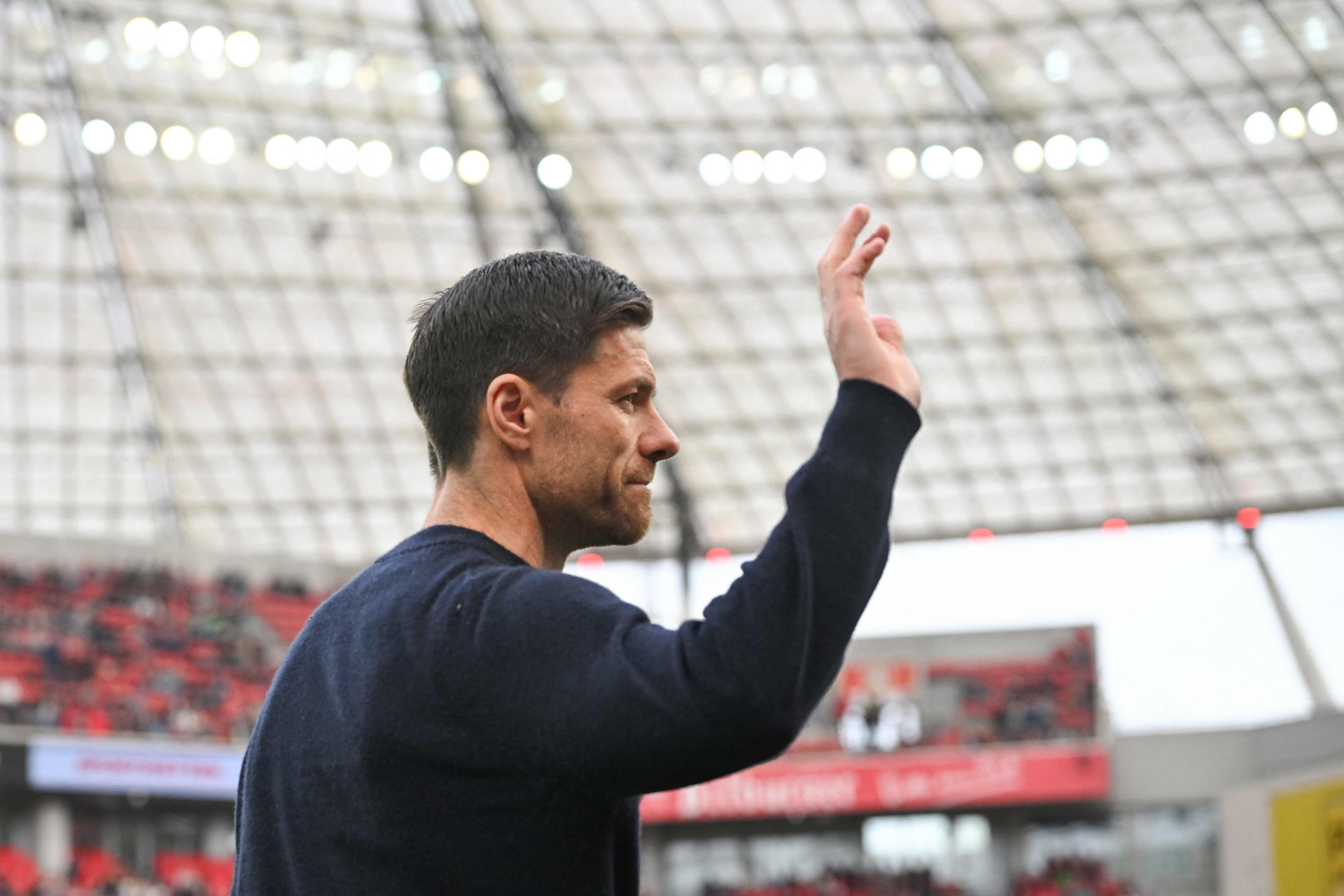 Las imágenes del histórico triunfo de Xabi Alonso con el Bayer Leverkusen